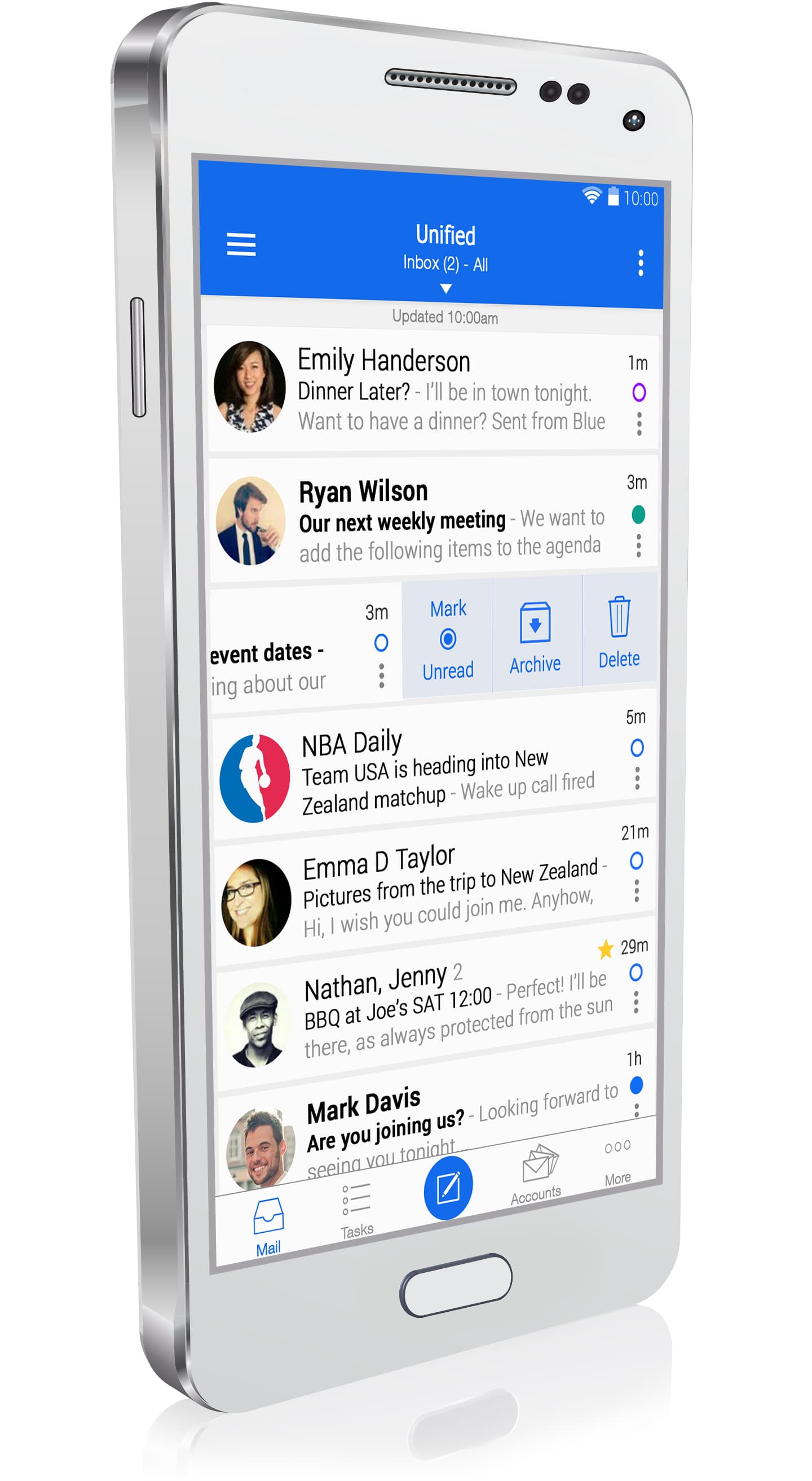 Personalized email workflow
